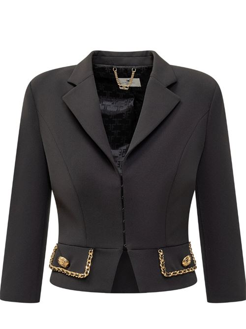 CROPPED JACKET ELISABETTA FRANCHI | GIT8546E2110 Nero